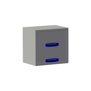 Ladekast - Breedte 0507 mm - Hoogte 480 mm - Diepte 360 mm - 2 laden