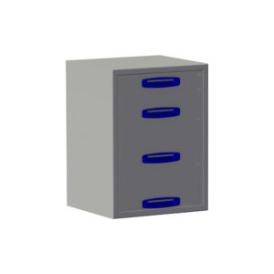 Ladekast - Breedte 0507 mm - Hoogte 690 mm - Diepte 460 mm - 4 laden