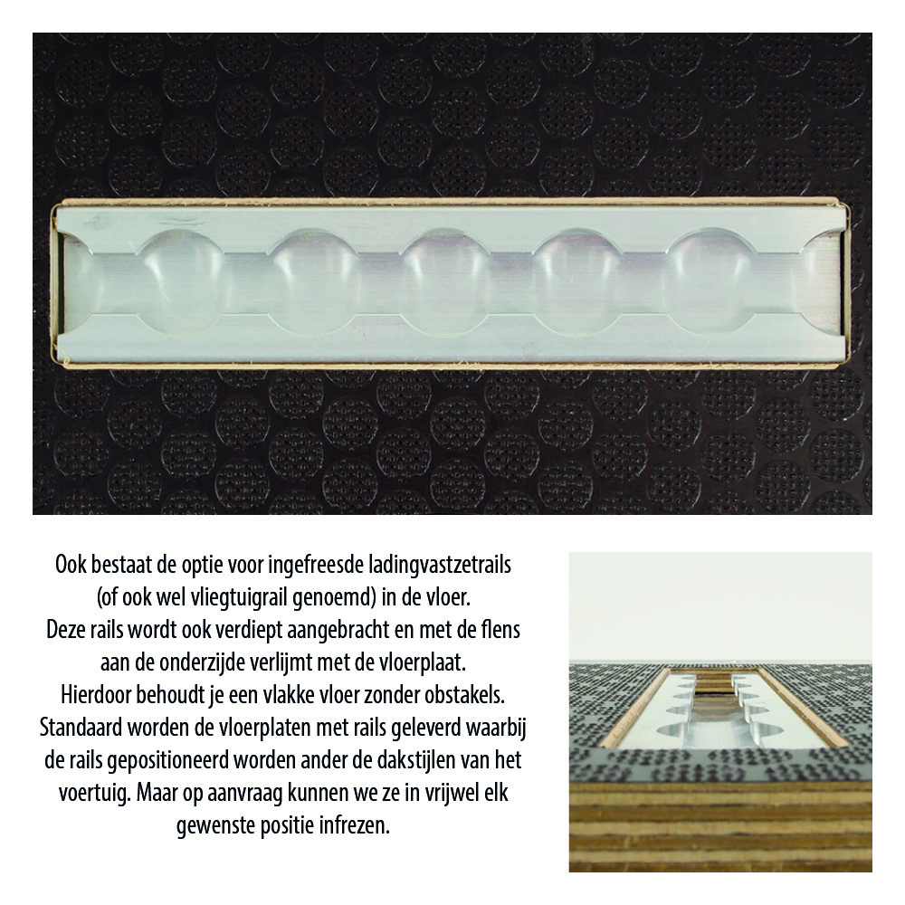 Vloerplaat Nissan Interstar L4H3 RWD DL (vanaf Bj 2010) van Berkenmultiplex met antislip topcoating - Afbeelding 7