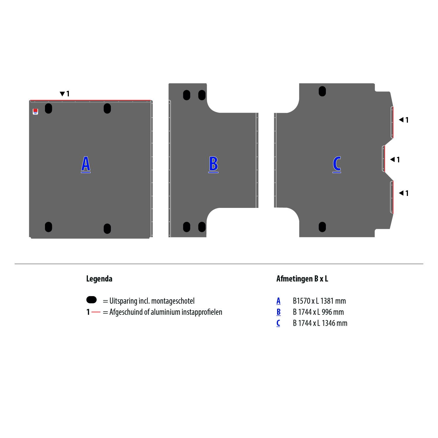 Vloerplaat Nissan Interstar L3H3 FWD EL - Ontdek hoogwaardige Zevim laadvloeren Berkenmultiplex met antislip topcoating voor Nissan Interstar bedrijfswagens.