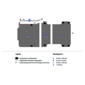 Vloerplaat Man TGE L3H3 FWD EL (vanaf Bj 2017) van Berkenmultiplex met antislip topcoating
