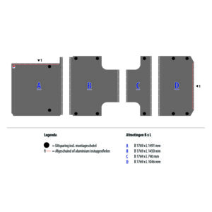 Vloerplaat Mercedes Sprinter L4H3 RWD DL (vanaf Bj 2018) van Berkenmultiplex met antislip topcoating